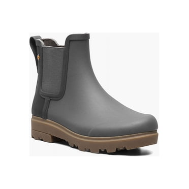 BOGS Bottes de Pluie Chelsea Holly pour Femmes Gris Foncé - 72781-011
