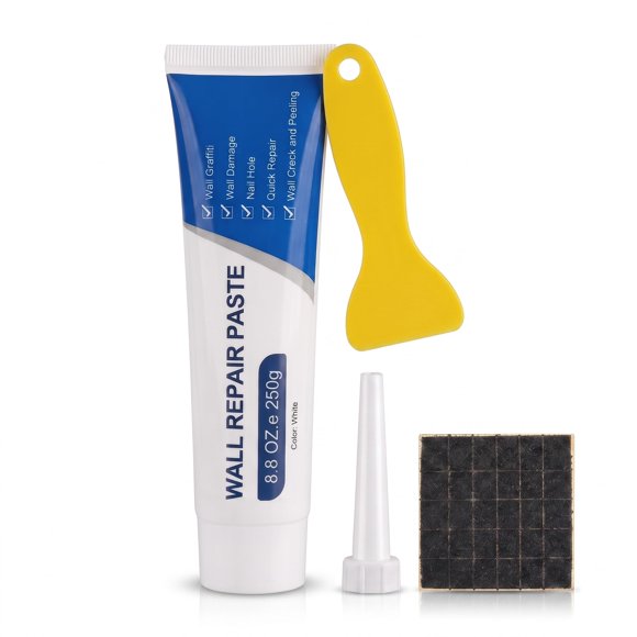 Wall Repair Paste Tube, Wall Repair Paste Tube White Spackle for Holes, Cracks & Dents,Complete Wall Patch Kit