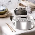 thumbnail image 3 of Cooking Utensils Product Title Stainless Steel Pan with Lid and Handle Large Capacity Round Cake Baking Maker for Cheese Cake Chocolate Cupcake Versatile Cooking Utensils for Kitchen, 3 of 5