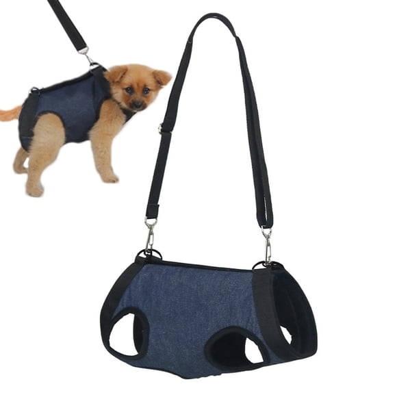Pet Supplies Puppy Lift Harness for Small Medium Large Dogs Adjustable Dog Carry Sling with Metal Buckle Hands-Free Walking Vest Puppy Support Harness for Mobility and Training