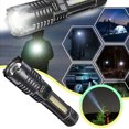thumbnail image 2 of Hearth & Gear Bright Flashlight LED Flashlight With Zoomable Focus For Outdoor Activities Emergency & Everyday Use" Small Flashlights Powerful Mini Flashlights High Headlamp Battery Powe Track Light, 2 of 7