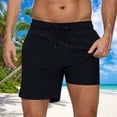 thumbnail image 2 of hotojiny 2 in 1 Workout Shorts for Men Fashion Color Block Stretch Gym Short Pants Breathable Drawstring Running Athletic Shorts, 2 of 4
