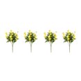thumbnail image 4 of ZheElen 2pcs Artificial Silk Daisy Flowers Low Maintenance And For Home Faux Flowers yellow 2Set, 4 of 6
