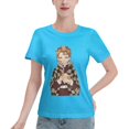 thumbnail image 1 of T-Shirt Basique à Manches Courtes pour Femmes Demon Slayer Blade Tanjiro, 1 of 6