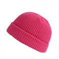 thumbnail image 4 of Unisex Fashion Warm Winter Casual Knitted Hat Solid Color All-match Hat, 4 of 9