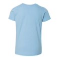 thumbnail image 2 of Youth Fine Jersey Tee, 12, Baby Blue, 2 of 2