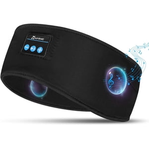 Écouteurs de sommeil sintroniques, casques de sport casque, Bluetooth sans fil écouteur de sommeil avec Ultra-Thin HD Haut-parleurs stéréo, adapté aux sports/sommeil latéral/Yoga/Fitness/Relaxation