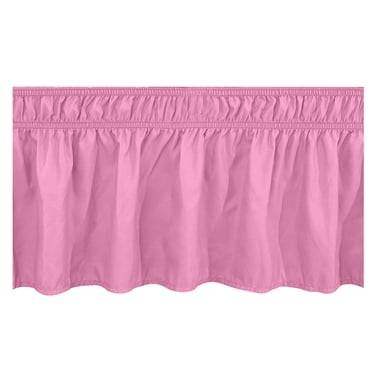 Bed Skirts for Adjustable Bed Bed Skirt Wrap Around Elastic Ruffles Resistant with Adjustable Elastic Belt