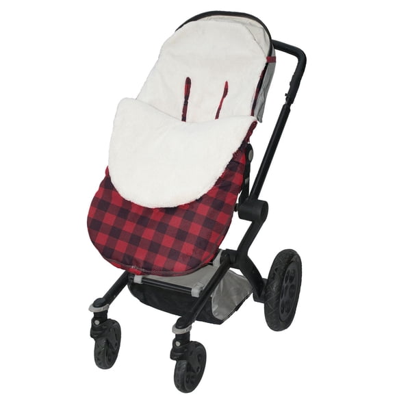 Jolly Jumper Stroller Snuggle Bag | Water-Resistant Fleece-Lined Footmuff with Dual Zippers & Removable Top | Fits Most Strollers & Forward-Facing Car Seats