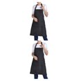 thumbnail image 3 of Youkk 12pack/lot Easy To And Quick-drying Apron For Cooking BBQ Baking Innovative black 2Set, 3 of 6