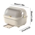 thumbnail image 3 of Vadktai Dish Drying Rack and Drain Board with Lid Cover, Kitchen Plate Cup Tray Cutlery Drainer, Plastic Dish Drying Box Multifunctional Space Saving Dish Drainer For Kitchen Accessories, 3 of 6