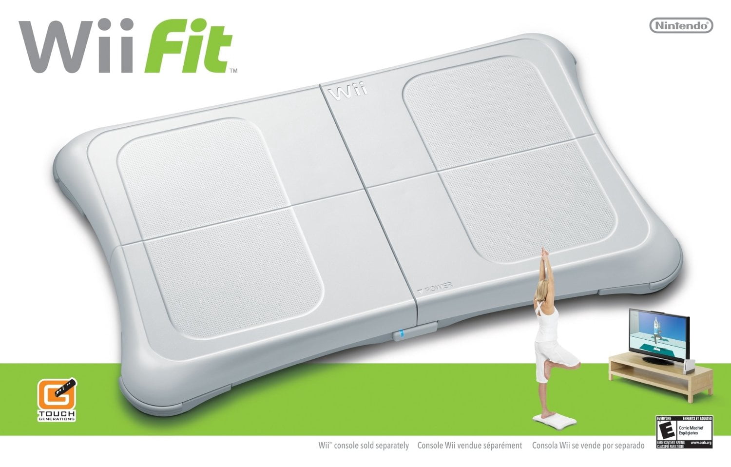 任天堂　Wii & WiiFit NINTENDO Wii Fit Plus and Balance Board (White) - Certified