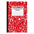 thumbnail image 1 of ZTTD 1 Pack Composition Notebook, Wide Ruled Composition Notebook, 5.51" x 8.27", 30 Sheets(60 Pages) per Comp Book, Red Marble Notebooks for Office Supplies, Wide Ruled Notebook(Style8-Red), 1 of 8