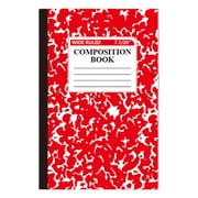ZTTD Composition Notebook 1 Pack Wide Ruled 30 Sheets Marble Cover 8.27x5.51inch Sewn Binding