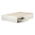 thumbnail image 2 of South Shore Summer Breeze Full Mates Bed with 3 Drawers, in White Wash, 2 of 9
