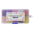 thumbnail image 2 of CHUANK 100pcs 10 Color Crackle Glass Beads 10mm Handcrafted Lampwork Round Crystal Beads Bulk, 2 of 2
