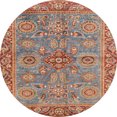 thumbnail image 1 of Ahgly Company Indoor Round Abstract Camel Brown Oriental Area Rugs, 8' Round, 1 of 6
