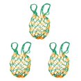 thumbnail image 3 of Baohd 1/2/3/5 Mesh Ball Bag Basketball Ball Carry Mesh Storage Net Bag Holder Green Yellow 3PCS, 3 of 6