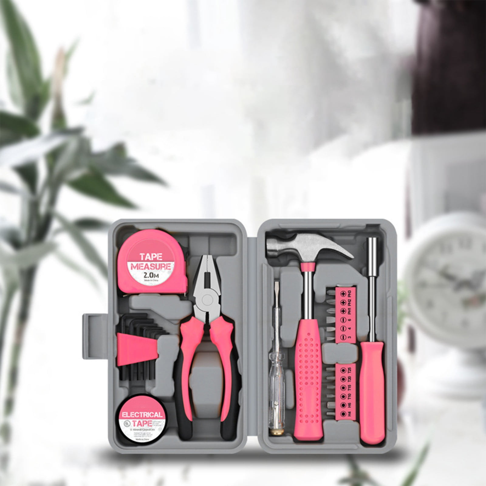 Birdeem Multifunctional Gift Tools for Home and Car Hardware Set Pliers Tape Measure Hammer Home Maintenance Toolbox Combination Set