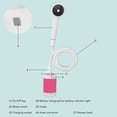 thumbnail image 3 of Portable Electric Shower,  Wear  Portable Electric Shower 4.3x2.6In Reliable ABS Outdoor Camp Shower Suitable Animal Bathing Vegetable Watering Instruments, 3 of 8