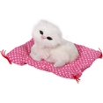 thumbnail image 2 of Jinsinto 1Pcs Super Cute Mini Simulation Sounding Sitting Kittens Cats Plush Toys Doll, 2 of 5