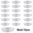 thumbnail image 1 of 10pcs Garden Plant Saucer Drip Tray Round Pot Base Clear Snack Container PET, 1 of 6
