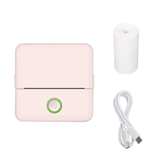 Sticker Printer Thermal Mini Printer Bluetooth Portable Label Maker with Paper Roll for Phone Tablet Notes Photos Journal To Do Lists Creative Home Office Organization