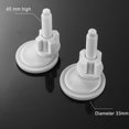 thumbnail image 4 of 2 Pcs Accessoires de Fixation Universels pour Couvercle de Toilette, Charnière, Vis, Haut et Bas, 4 of 10