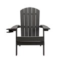 thumbnail image 3 of Tranquilo Depot Folding Dark Grey Adirondack Chair, 3 of 12
