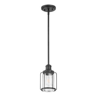 Prominence Home Lincoln Woods 1 Light Kitchen Island Linear Pendant Bar Light
