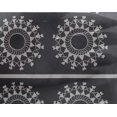 thumbnail image 4 of oneOone Georgette Viscose Fabric Stripe & Mandala Block Print Sewing Fabric BTY 42 Inch Wide, 4 of 4