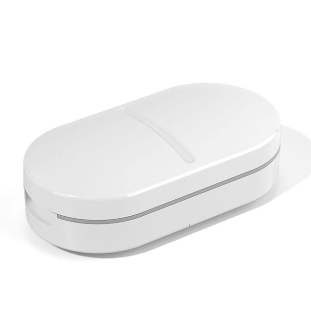 SharkTRUE Pill Cutter For Small Pills Tablet Storage Splitter with Case Guard 2Color