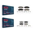 thumbnail image 1 of CMX Front Rear Ceramic Brake Pads Kit for Car Nissan Frontier Xterra Suzuki Equator KCX-100308, 1 of 9