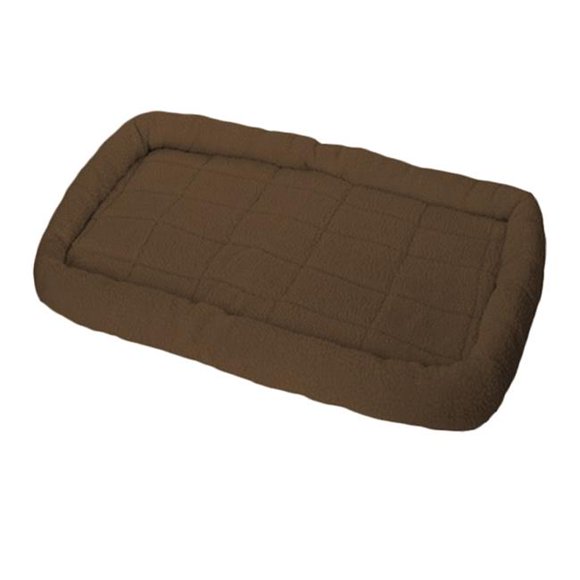 Miller Manufacturing 2322-CH-G Pet Lodge Fleece Dog Bed - Chocolate, Giant