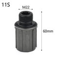 thumbnail image 1 of LEFU pour Vélo de Montagne Bicyclette Corps de Moyeu en Acier Cassette 8-11 Vitesses Compatible avec pour Quandlo NovaTec Fastace Corps de Roue Libre avec Rondelle pour Composants de Cyclisme (Rouleau Noir), 1 of 10