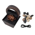 thumbnail image 2 of Desktop Fountain, Water Fountain Decoration Golden Flower  For Office, 2 of 8
