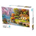 thumbnail image 2 of 1000PCS Jigsaw Puzzle Pastoral Landscape Puzzle Toy Decompression Toy for Adults, 2 of 7
