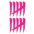thumbnail image 1 of S SERENABLE 12 Pieces 4 Inch Feathers Fletchings Vanes Rose Red, 1 of 9