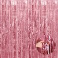thumbnail image 1 of tredstone Photo Backdrop Streamers Decorations 0pcs Tinsel Curtain Backdrop Gold For Birthday Party Party Decorations Rose Gold 6.5ft 1Set, 1 of 6
