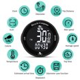 thumbnail image 3 of Graflsoa Wireless Round Bike Computer with Backlight - Black & White Display, Speed Tracking, Odometer, Auto Start/Stop, Calorie Counter, Temperature Memory, Cycling Data Monitor for Enthusiasts, 3 of 7