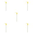 thumbnail image 3 of kurtrusly Wedding Decor With Simulated Calla - Choose Variety Of Colors And Styles With High 3D And Simulation Durable PU Pure Yellow 5PCS, 3 of 6