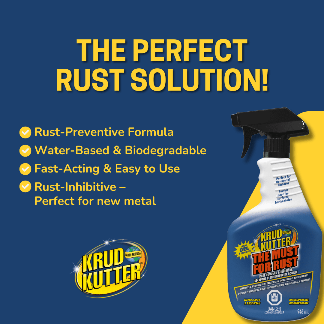 Krud Kutter The Must For Rust, produit antirouille et inhibiteur à base d'eau, 946 ml