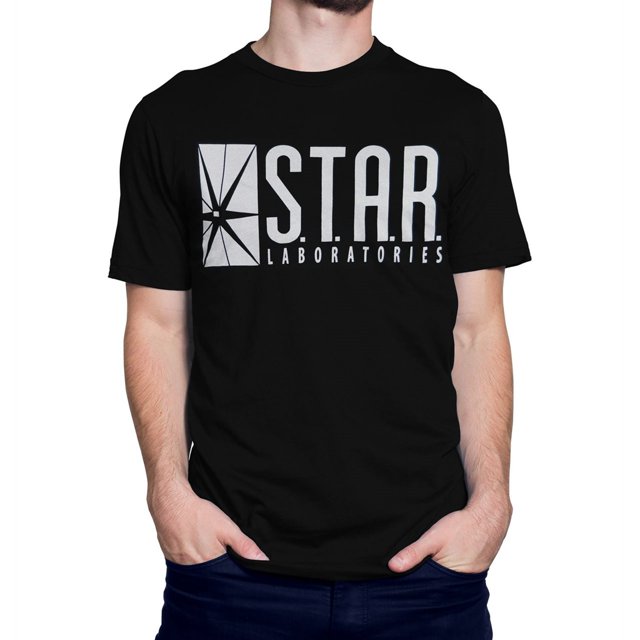 Flash T-Shirt Noir Star Labs - Très Grand