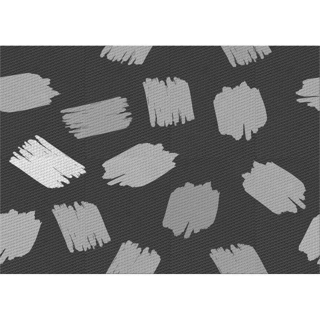Ahgly Tapis Rectangulaire Lavable en Machine Intérieur Transitionnel Gris Canon, 6 Pieds x 9 Pieds