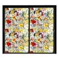 thumbnail image 1 of Rainbow Floral Static Cling Window Film Removable Decal for Glass Door Privacy No Botanical Design, 1 of 5