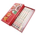 thumbnail image 3 of Mini Chinese Majong Set White Melamine Portable For Casual Gamers 1 Set, 3 of 8