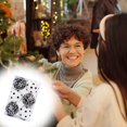 thumbnail image 1 of Meitianfacai Christmas Decorations Clearance 6 Hand Drawn Christmas Ball 6cm PVC Box Christmas Tree Decoration Pendant Christmas Window Display Ball Holiday Gift Black, 1 of 6