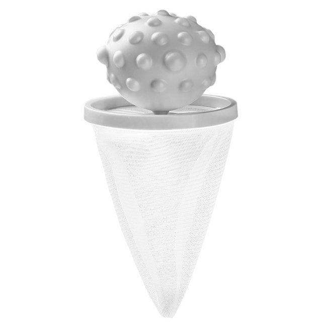 fastboy Washing Machine Hair Filter Net Home Mesh Surface Removal Laundry Hairs Catcher Remover Fitting Filtration Holder Grey