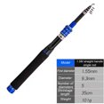 thumbnail image 2 of Telescopic Pole Set Fishing Rod &amp; Reel Combo With EVA Handles For Sea Saltwater &amp; Freshwater Outdoor Fishing, 2 of 9