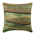 thumbnail image 1 of Housses de Coussin, Coussin d'Accent Vert, Housse de Coussin Botanique Ombrée à Paillettes 3D, Housse de Coussin Décoratif 18x18 Pouces (45x45 cm), Housse de Coussin Carrée en Soie, Coussin Décoratif à Rayures - Écologique, 1 of 3